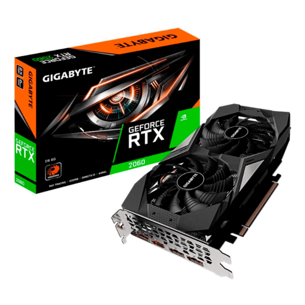 PLACA DE VIDEO GIGABYTE GEFORCE RTX2060 6GB D6 6G GDDR6 GAME