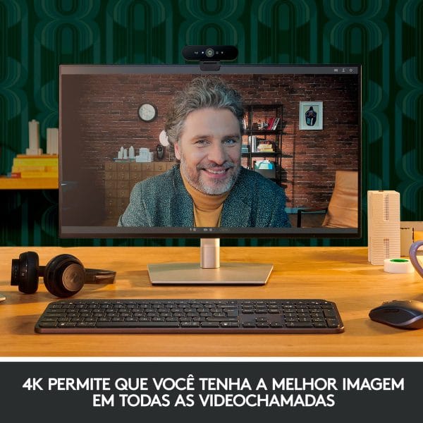Logitech BRIO 4K PRO WEBCAM - Imagem 6