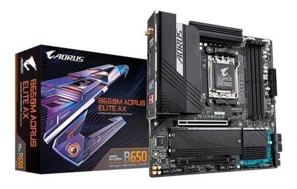 Placa Mae Gigabyte B650m Aorus Elite Ax Amd Am5 Ddr5