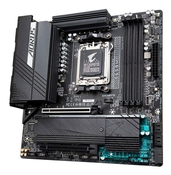 Placa Mae Gigabyte B650m Aorus Elite Ax Amd Am5 Ddr5 - Imagem 2