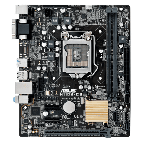 Placa Mãe Asus H110M-CS/BR LGA 1151 - Chipset H110 - Imagem 2