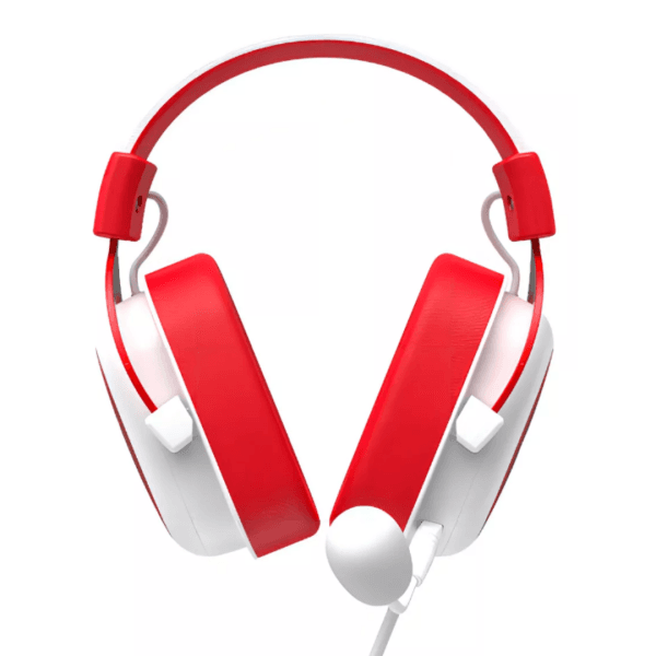 Fone de Ouvido Gamer Havit HV-H2002d com Microfone BRANCO COM VERMELHO - Imagem 3