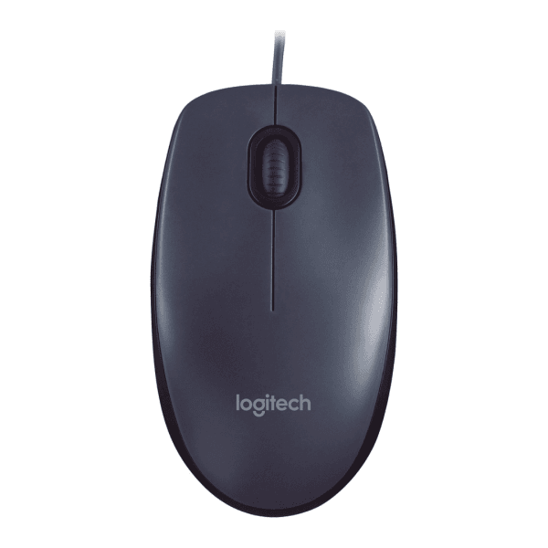 Mouse com fio USB Logitech M90 Grafite