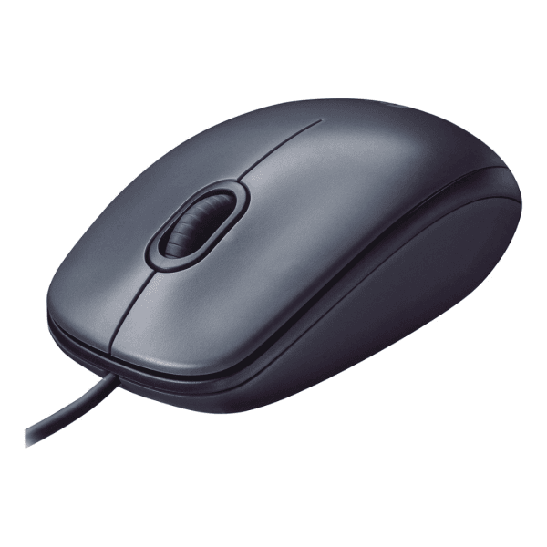 Mouse com fio USB Logitech M90 Grafite - Imagem 3