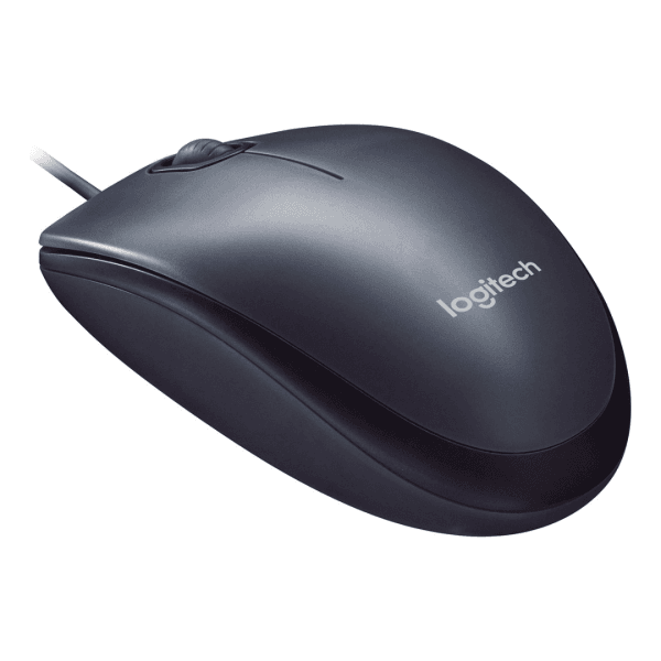Mouse com fio USB Logitech M90 Grafite - Imagem 2