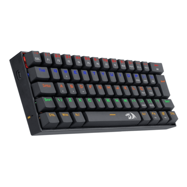 TECLADO GAMER MECÂNICO REDRAGON LAKSHMI ABNT2 PRETO - Imagem 2