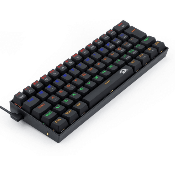 TECLADO GAMER MECÂNICO REDRAGON LAKSHMI ABNT2 PRETO - Imagem 6