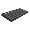 Teclado sem fio Logitech Pebble Keys 2 K380s Bluetooth Grafite