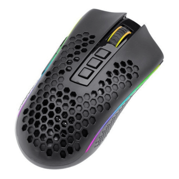 MOUSE GAMER REDRAGON STORM PRO RGB SEM FIO PRETO - Imagem 4