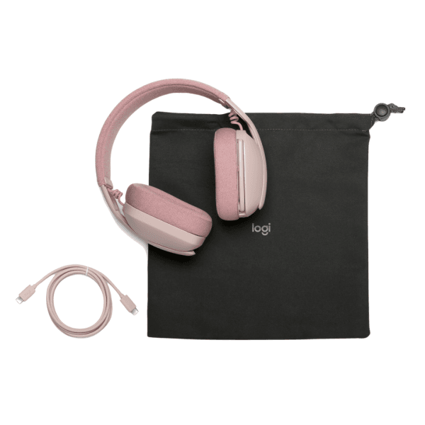 Headphone Logitech ZONE VIBE 100 Rosa - Imagem 2