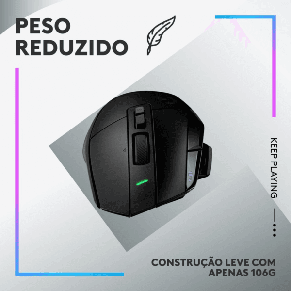 Mouse Gamer Sem Fio Logitech G502 X PLUS LIGHTSPEED RGB LIGHTSYNC - Imagem 5