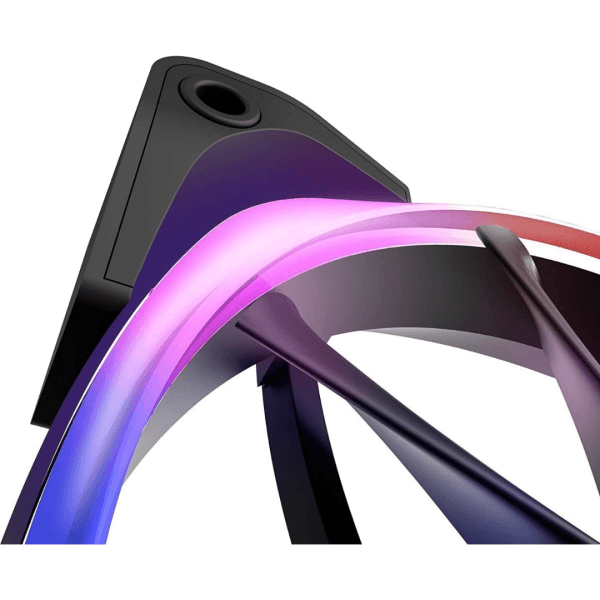 Cooler Para Gabinete Nzxt Aer Rgb2 120mm / Hf-28120-b1 Led Black / Rgb - Imagem 2