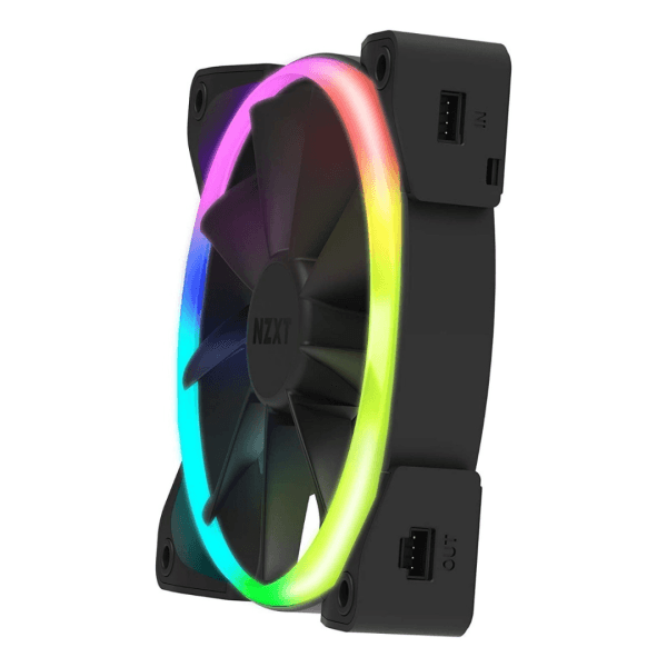 Cooler Para Gabinete Nzxt Aer Rgb2 120mm / Hf-28120-b1 Led Black / Rgb - Imagem 5