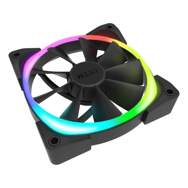 Cooler Para Gabinete Nzxt Aer Rgb2 120mm / Hf-28120-b1 Led Black / Rgb - Imagem 3