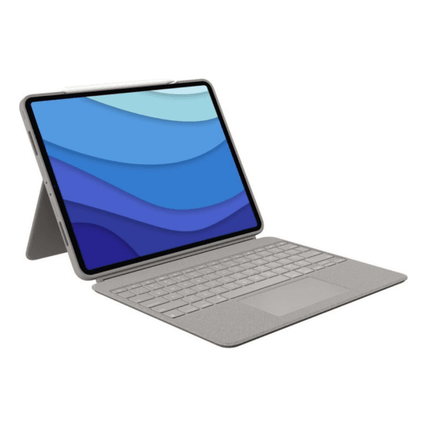 Capa, Teclado Logitech Combo Touch para iPad Pro 12.9" (5ª e 6ª Gerações), Retroiluminado - Cinza
