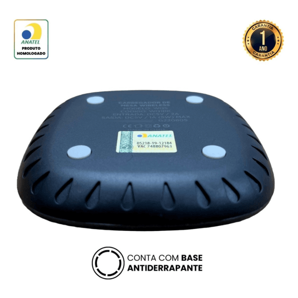 CARREGADOR WIRELESS TECNOLOGIA QI - WQ1BK ELG - Imagem 6