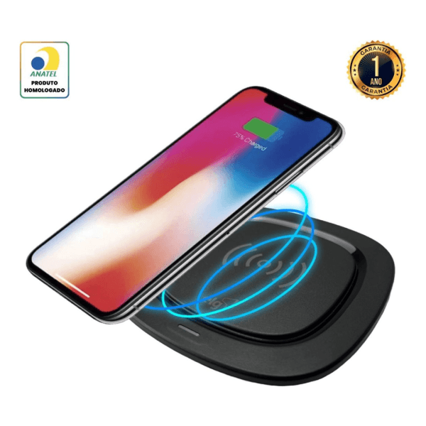 CARREGADOR WIRELESS TECNOLOGIA QI - WQ1BK ELG - Imagem 5