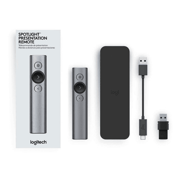 Apresentador Spotlight Remoto Logitech Bluetooth Wifi 30mts - Imagem 6