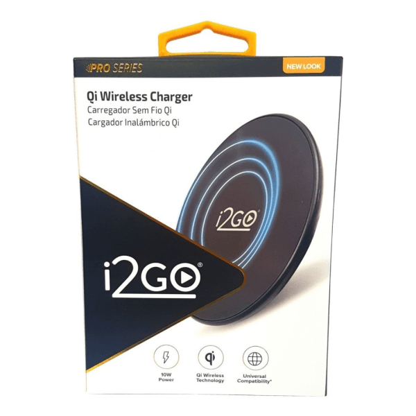 Carregador Sem Fio Fast Charge I2GO 10W Chumbo - I2GO PRO Preto - Imagem 3