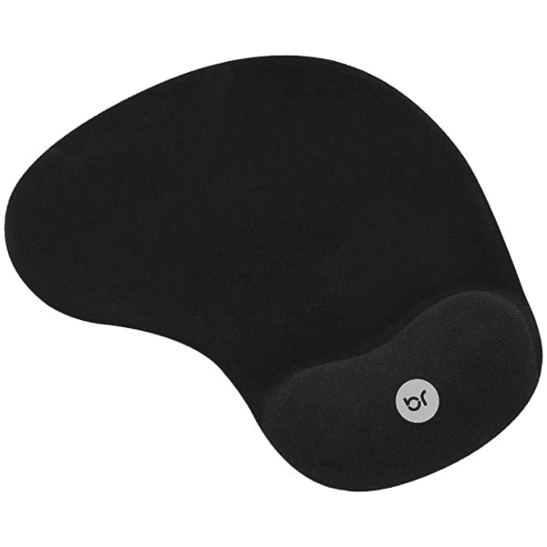 Mouse Pad Espuma Bright Ergonômico Com Apoio Alta Qualidade Cor Preto