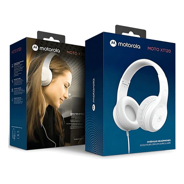Fone De Ouvido Motorola Moto XT120 Com Microfone Branco - Imagem 4