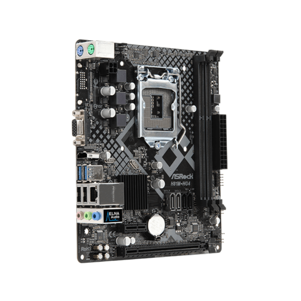 Placa Mãe ASRock H81M-HG4 R4.0, Chipset H81, Intel LGA 1150, mATX, DDR3 - GRADE B - Imagem 2