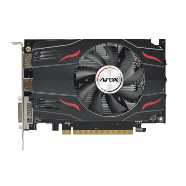 Placa de Vídeo Afox, Radeon, RX 550, 2GB, GDDR5, 128Bit, AFRX550-2048D5H4