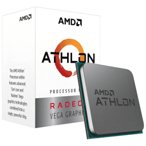 Processador AMD Athlon 3000G, 2-Core, 4-Threads, 3.5GHz, Cache 5MB, AM4, YD3000C6FHBOX