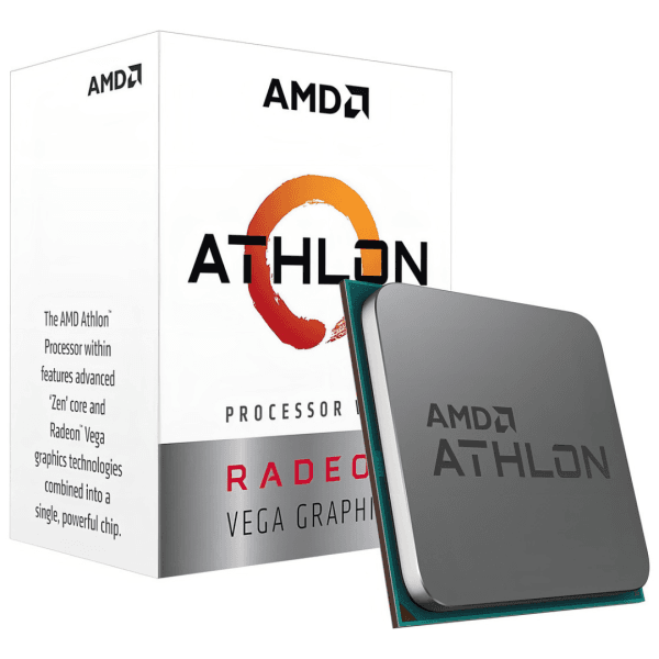 Processador AMD Athlon 3000G, 2-Core, 4-Threads, 3.5GHz, Cache 5MB, AM4, YD3000C6FHBOX