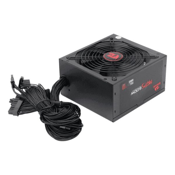 Fonte Redragon RGPS, 600W, 80 Plus Bronze, PFC Ativo, Sem Cabo, Preto - GC-PS002-1