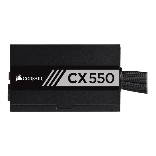Fonte Corsair CX550, 550W, 80 Plus Bronze, PFC Ativo, Sem Cabo, Preto - CP-9020121 - Imagem 3