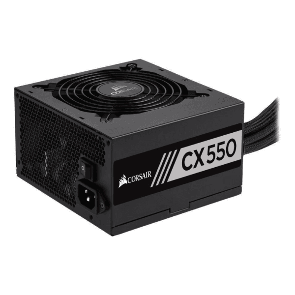 Fonte Corsair CX550, 550W, 80 Plus Bronze, PFC Ativo, Sem Cabo, Preto - CP-9020121 - Imagem 4