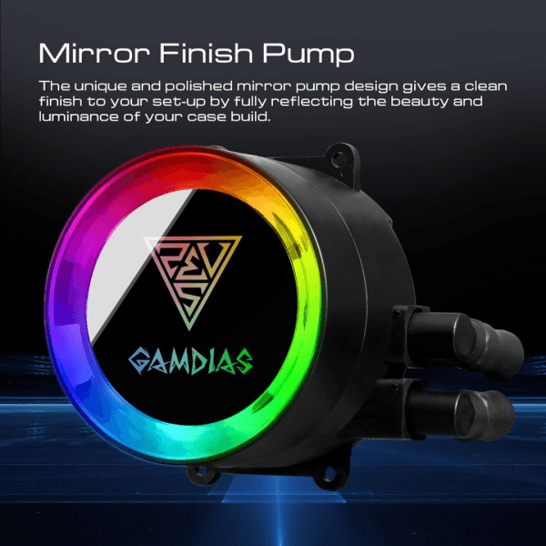 Water Cooler GAMDias Chione Lite, RGB, 240mm - M2-240 - Imagem 2