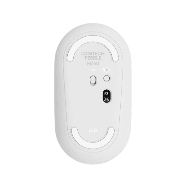 Mouse sem fio Logitech Pebble M350 Conexão Bluetooth Branco - Imagem 3