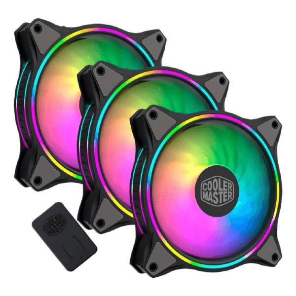 Kit Ventoinhas Cooler Master MasterFan MF120 HALO 3-in-1 Pack GEN 2 ARGB - Imagem 2