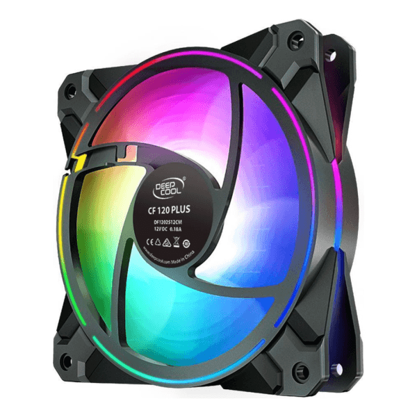 Kit Cooler FAN com 3 Unidades DeepCool CF120 Plus, 360mm, ARGB, Branco - DP-F12-AR-CF120P-3P - Imagem 3
