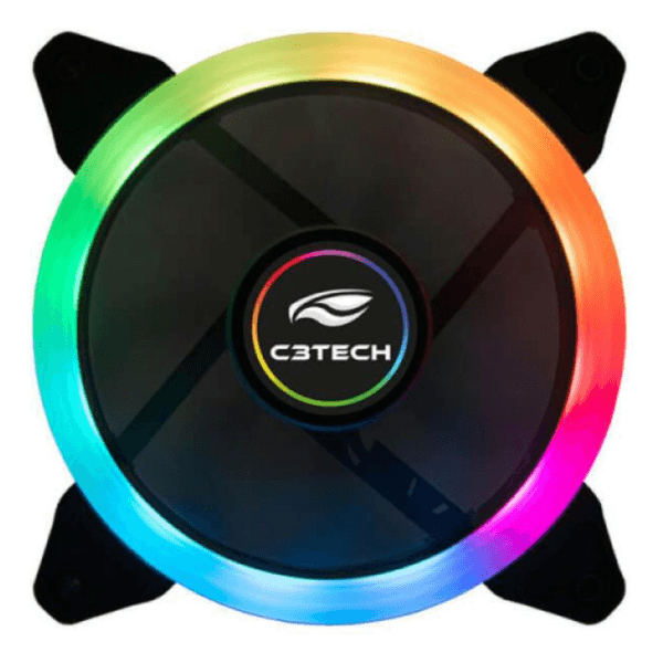 Cooler FAN C3Tech, RGB LED - F7- L210RGB - Imagem 2
