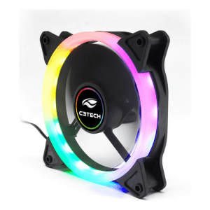 Cooler FAN C3Tech, 120mm, RGB LED - F7-l200RGB