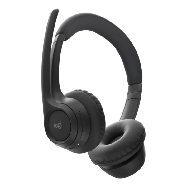 Headset Sem Fio Logitech Zone 300 Com Microfone Flip-to-Mute com Cancelamento de Ruído
