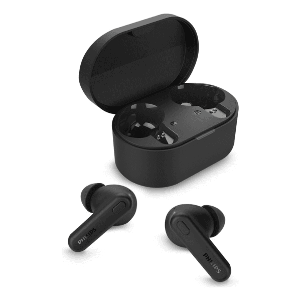Fone de ouvido sem fio TWS Philips TAT1108BK/00 com microfone, cor preto - Imagem 2