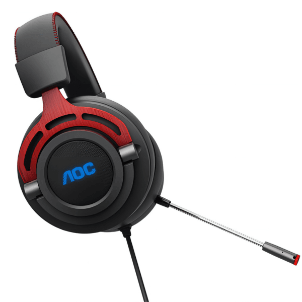 Fone de ouvido Gamer AOC GH300 Driver 50mm LED - Imagem 5