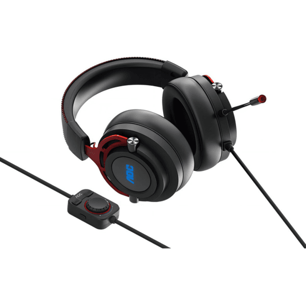 Fone de ouvido Gamer AOC GH300 Driver 50mm LED - Imagem 4