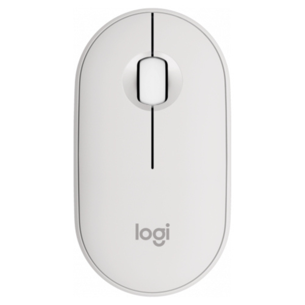 Mouse sem fio Logitech Pebble 2 M350s Conexão Bluetooth Branco