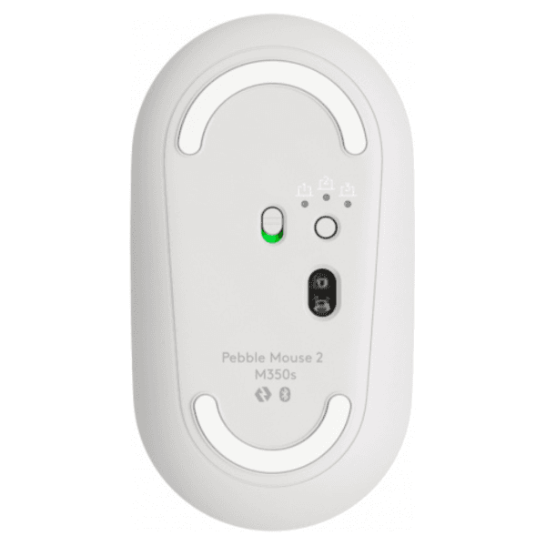 Mouse sem fio Logitech Pebble 2 M350s Conexão Bluetooth Branco - Imagem 4
