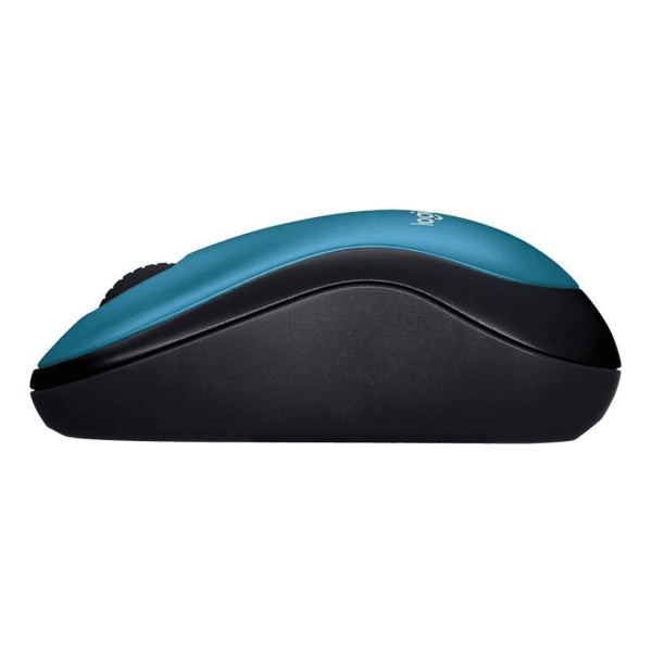 Mouse sem fio Logitech M185 2.4GHz com receptor USB Azul - Imagem 2