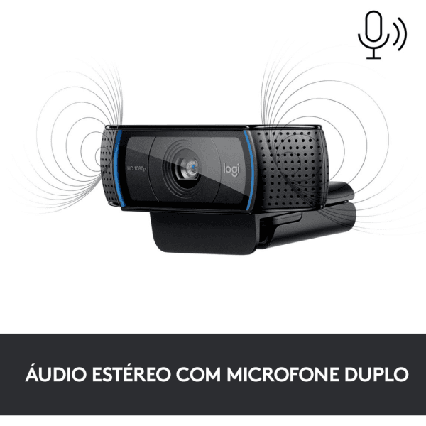 Webcam Full HD Logitech C920s com Microfone Embutido 1080p - Imagem 6