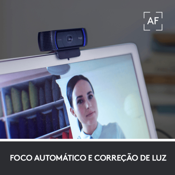 Webcam Full HD Logitech C920s com Microfone Embutido 1080p - Imagem 5