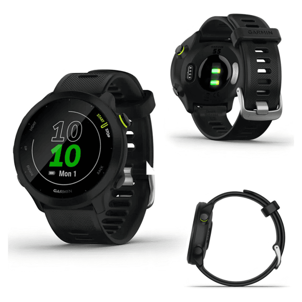 Monitor Cardíaco de Pulso com GPS Garmin Forerunner 55 Preto EU - Imagem 2
