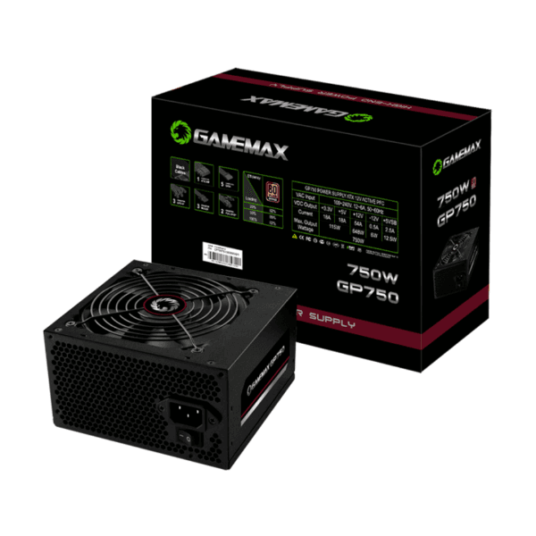 Fonte Gamemax GP750, 750W, 80 Plus Bronze, PFC Ativo - Imagem 5