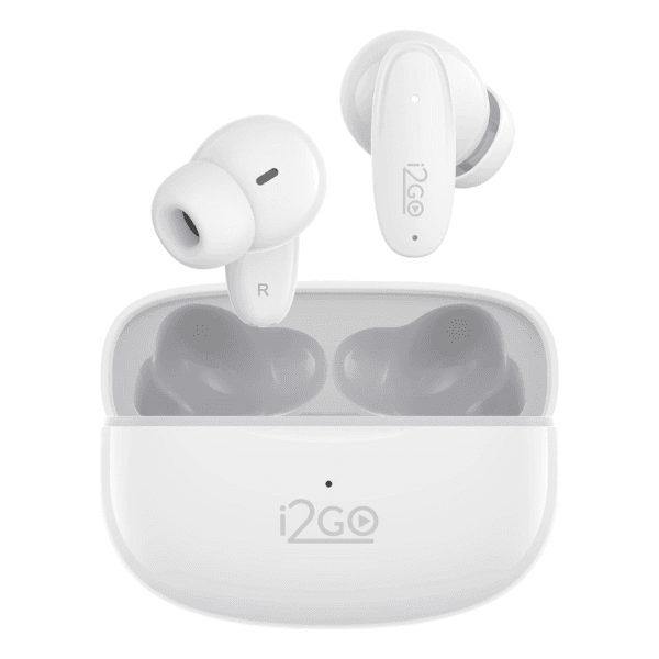 Fone De Ouvido Bluetooth Sem Fio TWS Air Buds GO 2.0, Estojo De Carregamento - I2GO Plus